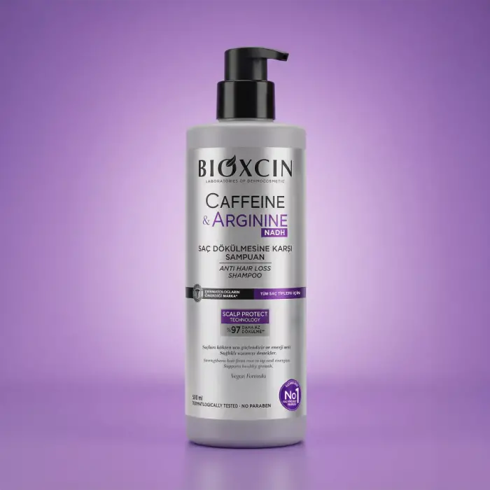 Bioxcin Caffein & Arginine NADH Saç Dökülmesine Karşı Şampuan 500 ml - 2