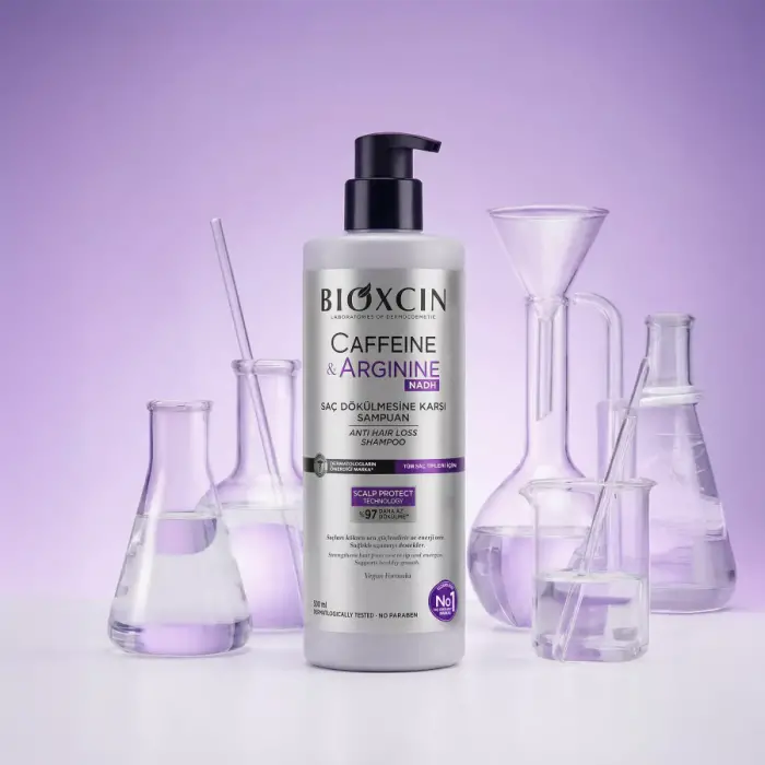 Bioxcin Caffein & Arginine NADH Saç Dökülmesine Karşı Şampuan 500 ml - 3