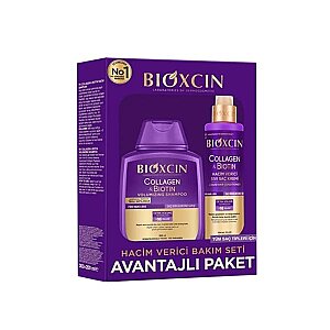 Bioxcin Collagen & Biotin Avantaj Paketi - Şampuan 300 ml + Saç Kremi 200 ml - Bioxcin