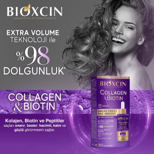 Bioxcin Collagen & Biotin Hacim Verici Saç Serumu 100 ml - 5