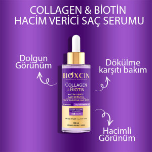 Bioxcin Collagen & Biotin Hacim Verici Saç Serumu 100 ml - 8