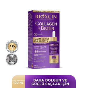 Bioxcin Collagen & Biotin Hacim Verici Saç Serumu 100 ml - 9