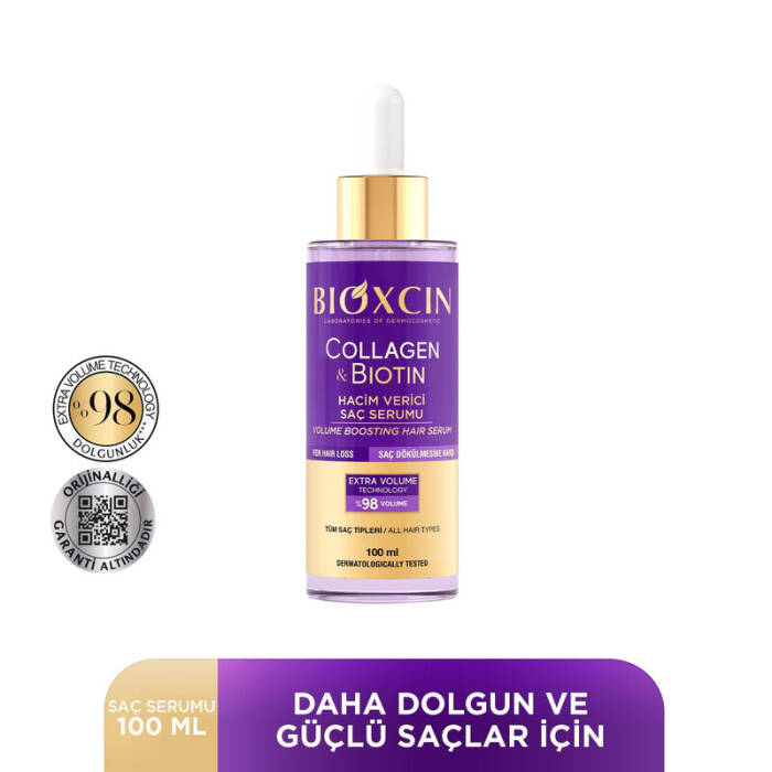 Bioxcin Collagen & Biotin Hacim Verici Saç Serumu 100 ml - 10