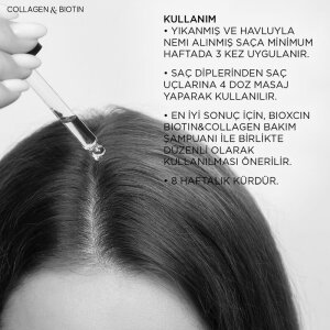 Bioxcin Collagen & Biotin Hacim Verici Saç Serumu 100 ml - 11