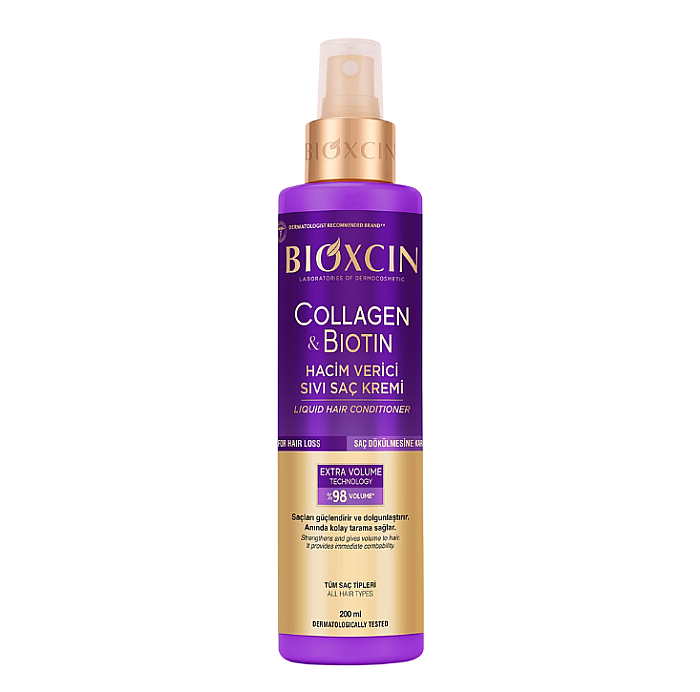 Bioxcin Collagen & Biotin Hacim Verici Sıvı Saç Kremi 200 ml - 1