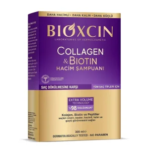 Bioxcin Collagen & Biotin Ekstra Hacim ve Dolgunlaştırıcı Şampuan 300 ml - Bioxcin