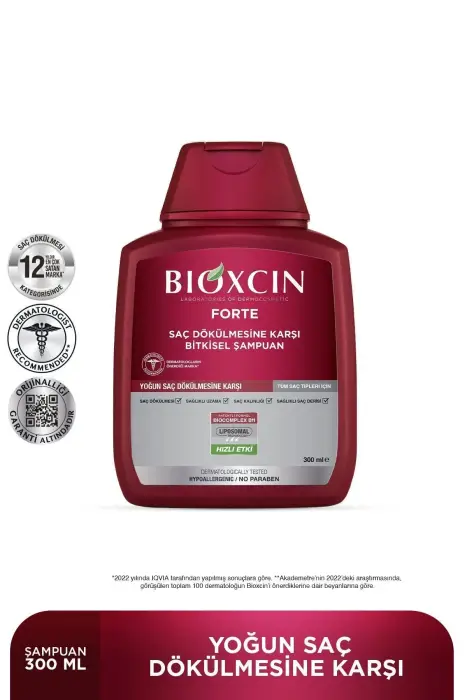 Bioxcin Forte Yoğun Dökülme Karşıtı Şampuan 300 ml x 4 Adet - 2
