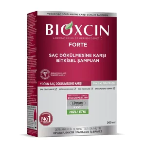 Bioxcin Forte Yoğun Dökülme Karşıtı Şampuan (Tüm Saç Tipleri İçin) 300 ml - Bioxcin