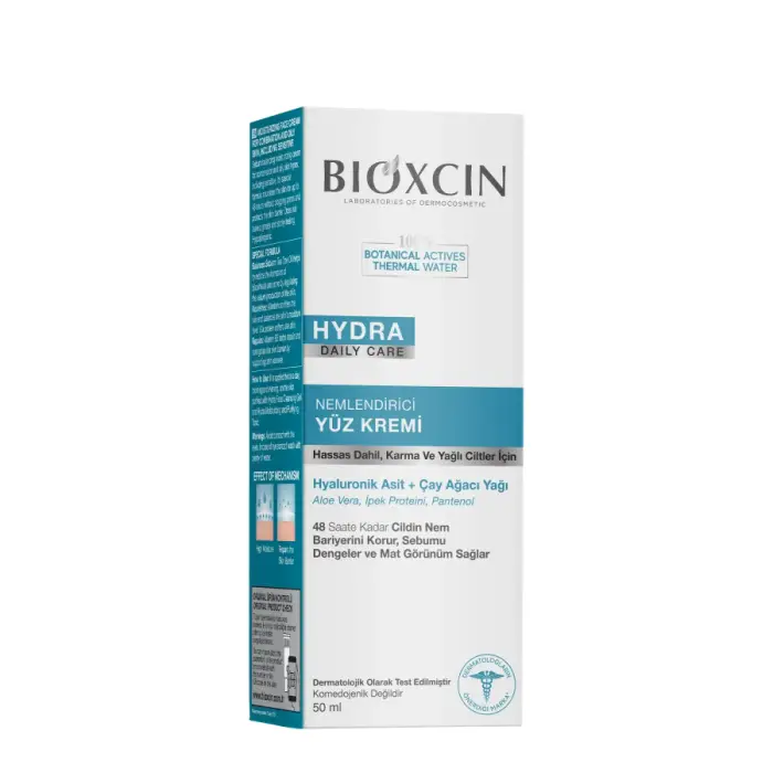 Bioxcin Hydra Nemlendirici Yüz Kremi 50 ml - Karma/Yağlı Cilt - 2
