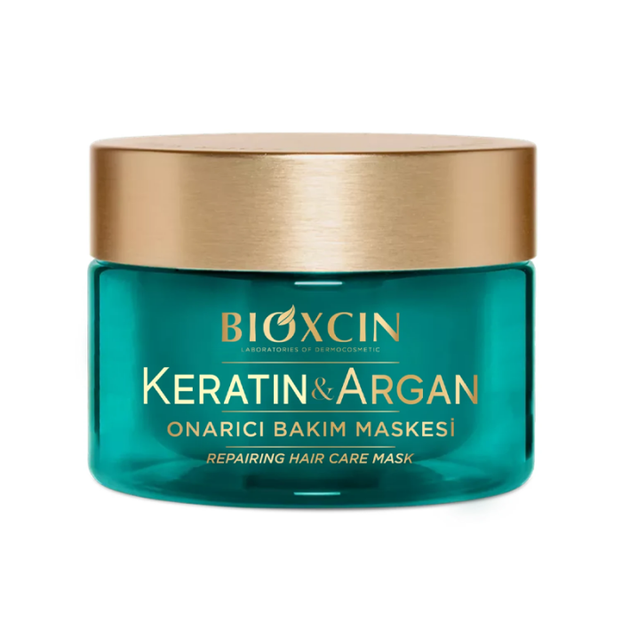 Bioxcin Keratin & Argan Onarıcı Saç Bakım Maskesi 225 ml - 1