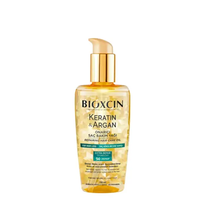 Bioxcin Keratin & Argan Onarıcı Saç Bakım Yağı 150 ml - 1