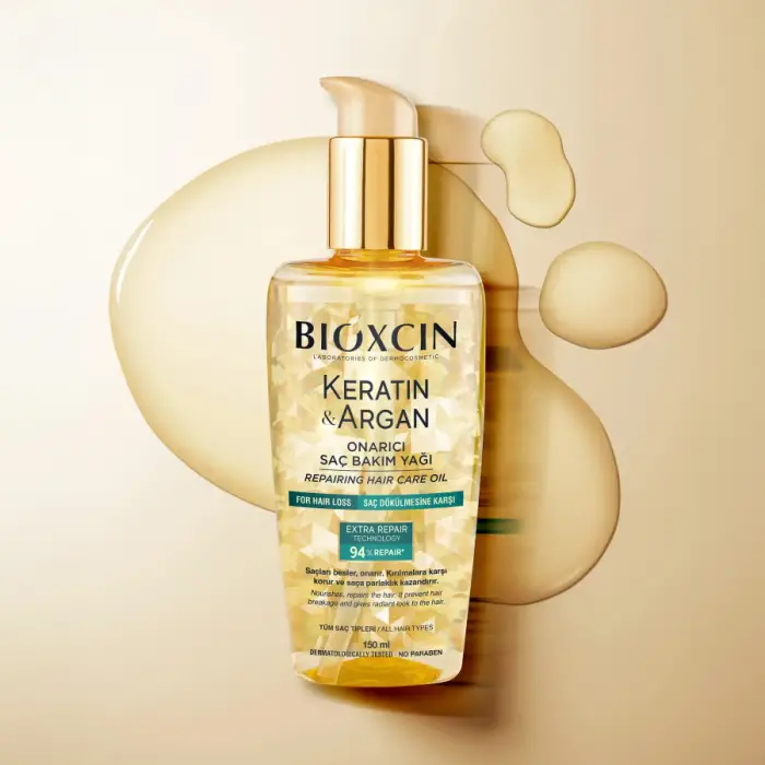 Bioxcin Keratin & Argan Onarıcı Saç Bakım Yağı 150 ml - 2
