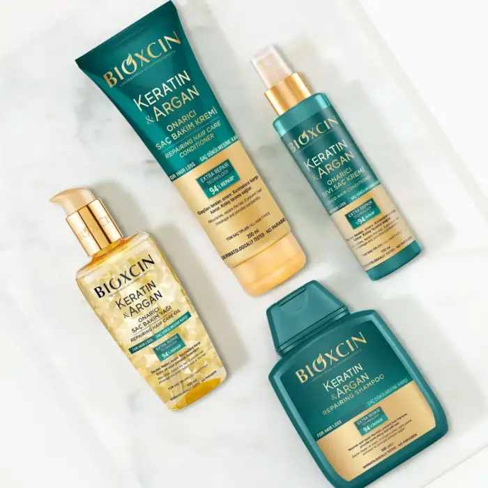 Bioxcin Keratin & Argan Onarıcı Şampuan 300 ml - 3