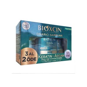 Bioxcin Keratin & Argan Onarıcı Şampuan 300 ml - 3 Al 2 Öde - Bioxcin