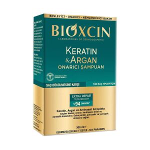 Bioxcin Keratin & Argan Onarıcı Şampuan 300 ml - Bioxcin