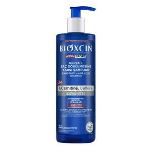 Bioxcin Men Sport Kepek ve Saç Dökülmesine Karşı Şampuan 500 ml - Bioxcin