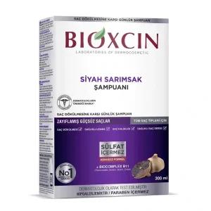 Bioxcin Saç Dökülmesine Karşı Siyah Sarımsak Şampuanı 300 ml - Bioxcin