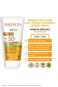 Bioxcin Sun Care Acnium SPF50+ Güneş Koruyucu Krem 150 ml x 3 Adet - 2