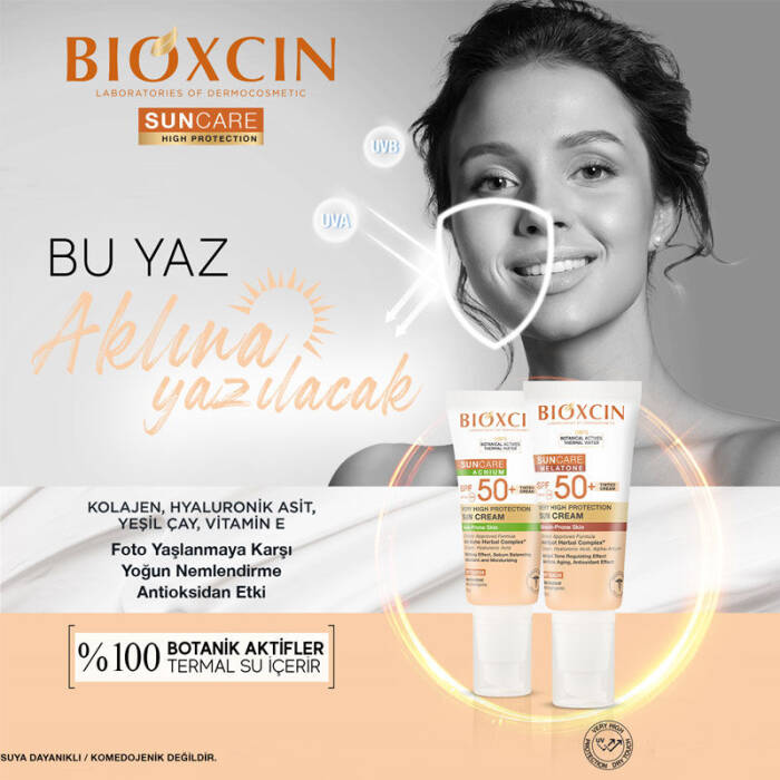 Bioxcin Sun Care Acnium Tinted Akneye Eğilimli Ciltler İçin Renkli Güneş Kremi SPF50+ 50 ml - 3