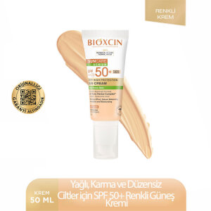 Bioxcin Sun Care Acnium Tinted Akneye Eğilimli Ciltler İçin Renkli Güneş Kremi SPF50+ 50 ml - 10