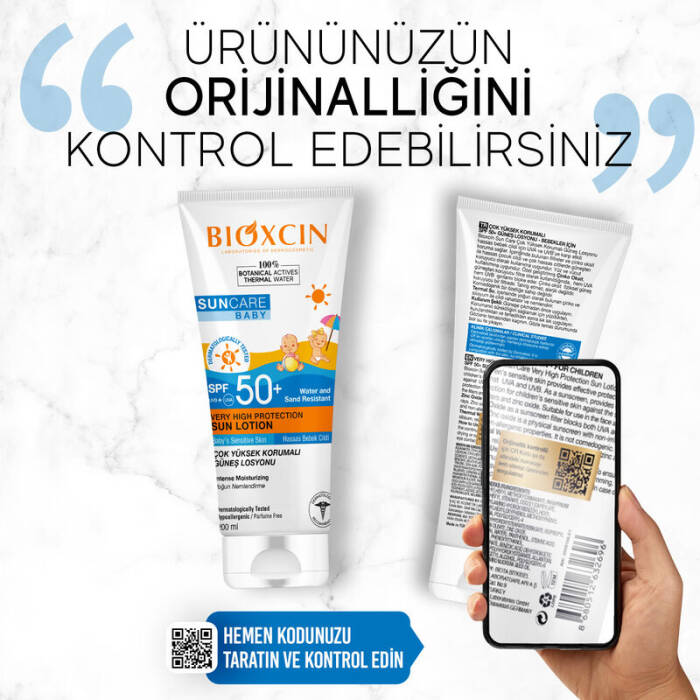 Bioxcin Sun Care Baby Çok Yüksek Korumalı Güneş Losyonu SPF50+ 100 ml - 4
