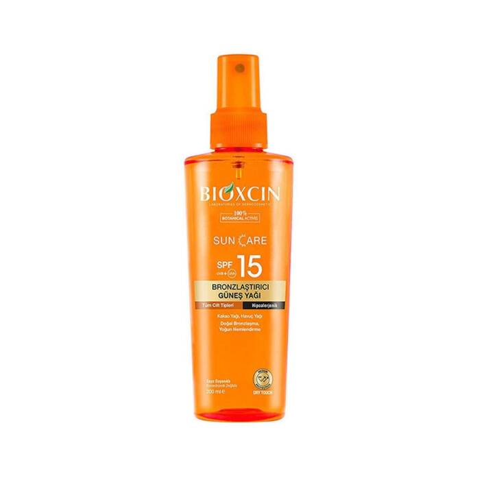 Bioxcin Sun Care Bronzlaştırıcı Güneş Yağı SPF15 200 ml - 1