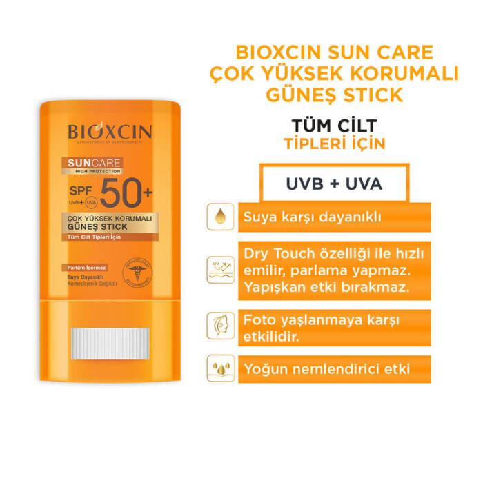 Bioxcin Sun Care Çok Yüksek Korumalı Güneş Stick SPF50+ 15 gr - 3