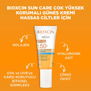 Bioxcin Sun Care Hassas Ciltler için Çok Yüksek Korumalı Güneş Kremi SPF50 50 ml - 4