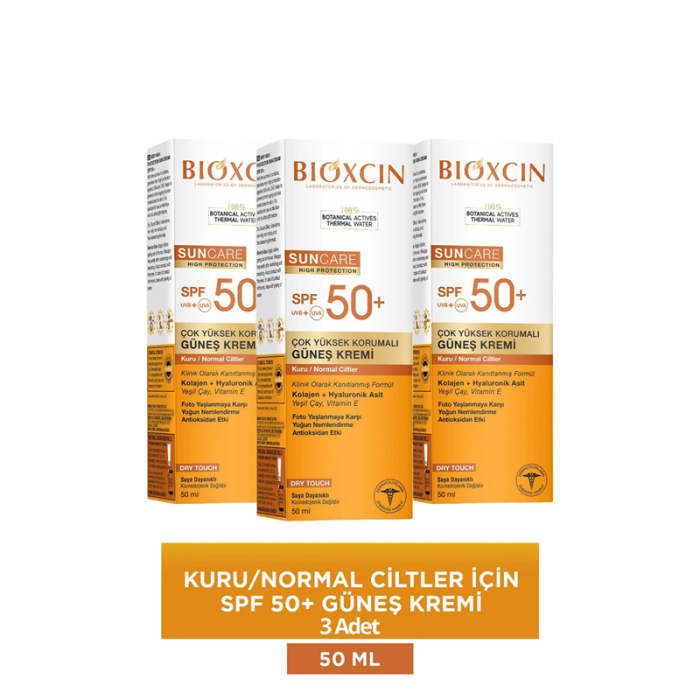 Bioxcin Sun Care Kuru Ve Normal Ciltler İçin Spf50+ Güneş Kremi 50 ml x 2 Adet - 1