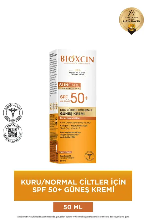 Bioxcin Sun Care Kuru Ve Normal Ciltler İçin Spf50+ Güneş Kremi 50 ml x 2 Adet - 2