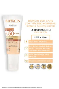 Bioxcin Sun Care Lekeye Eğilimli Ciltler İçin SPF50+ Güneş Kremi 50 ml - Renkli x 3 Adet - 2