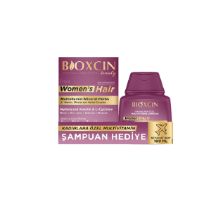 Bioxcin Women's Hair 30 Tablet + 100 ml Şampuan Hediyeli - Bioxcin