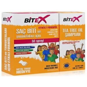 Bitex Bit Spreyi 100 ml + Şampuan 150 ml - Çelik Tarak Hediyeli - Bitex
