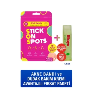Blistex Akne Bandı ve Dudak Bakım Kremi Avantajlı Fırsat Paketi - Blistex