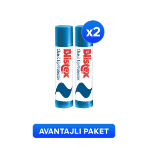 Blistex Classic Lip Protector SPF10 Nemlendirici ve Koruyucu Dudak Bakım Kremi 4.25 gr x 2 Adet - Blistex