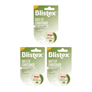 Blistex Daily Lip Conditioner SPF15 Yogun Nemlendime Dudak Bakım Kremi 7 ml x3 - Blistex