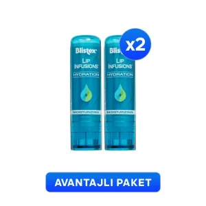 Blistex Lip Infusions Hydration SPF15 Uzun Süreli Nemlendirici Dudak Bakım Kremi 3.7 gr x 2 Adet - Blistex