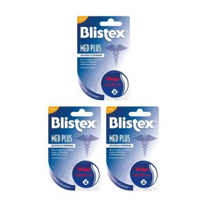 Blistex MedPlus SPF15 Kuru ve Çatlamış Dudaklara Kavanoz Dudak Bakım Kremi 7 ml x3 - Blistex