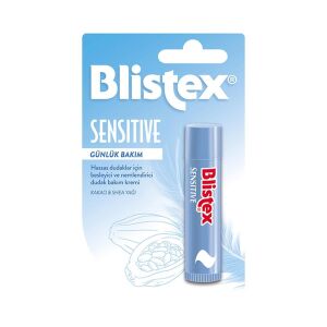 Blistex Sensitive Hassas Dudaklar İçin Besleyici ve Nemlendirici Dudak Bakım Kremi 3.7 gr - Blistex