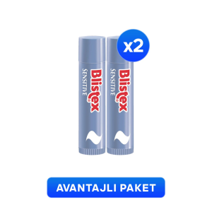 Blistex Sensitive Hassas Dudaklar İçin Besleyici ve Nemlendirici Dudak Bakım Kremi 3.7 gr x 2 Adet - Blistex