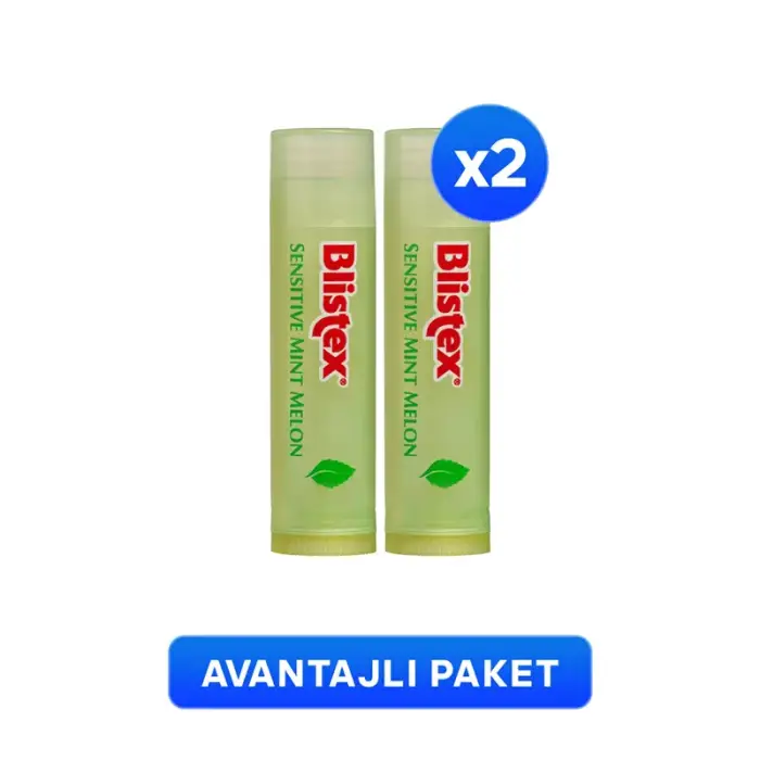 Blistex Sensitive Melon SPF10 Dudak Bakım Kremi 4.25 gr x 2 Adet - 1