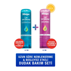 Blistex Uzun Süre Nemlendirme ve Besleyici Etkili Dudak Bakım Seti - Blistex