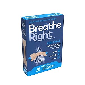 Breathe Right Orijinal Büyük Burun Bandı 10'lu - Breathe Right