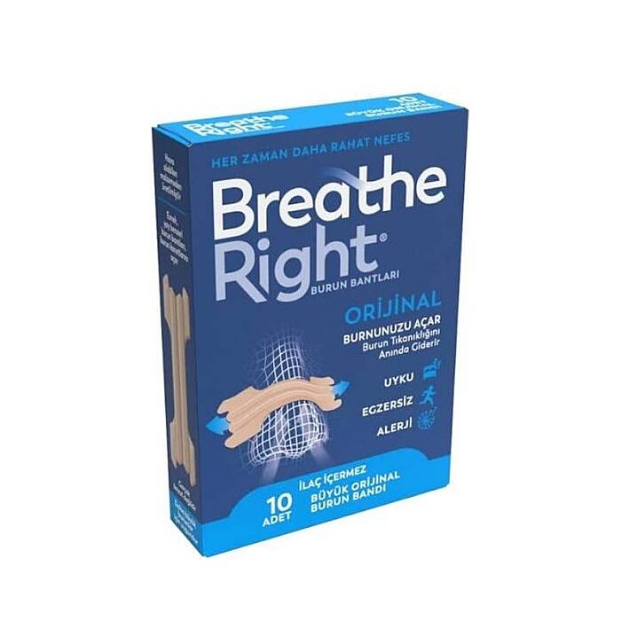 Breathe Right Orijinal Büyük Burun Bandı 10'lu - 1