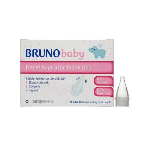 Bruno Baby Nazal Aspiratör Yedek Ucu 10 Adet - Bruno Baby