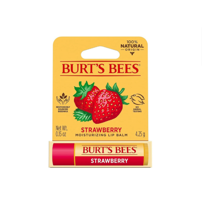 Burt's Bees Lip Balm Strawberry Çilek Dudak Bakım Kremi 4.25 gr - 1