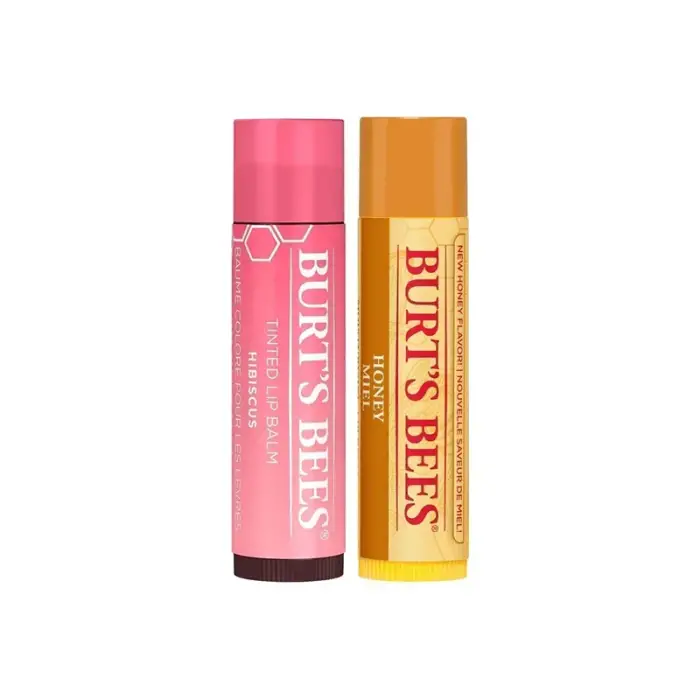 Burt's Bees Nemlendir ve Renklendir Dudak Bakım Seti - Hibiscus/Bal - 1