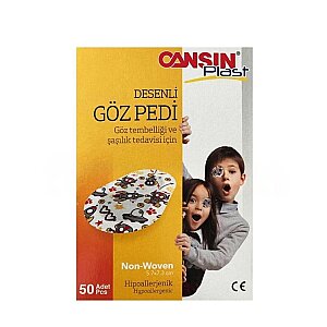 Cansın Plast Desenli Göz Pedi 50'li - Cansın