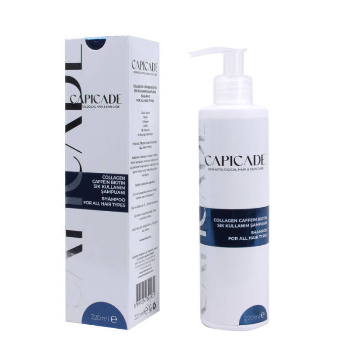 Capicade Collagen Caffein Biotin Sık Kullanım Şampuanı 220 ml - 1
