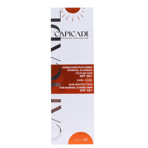 Capicade Güneş Koruyucu Krem Normal & Karma Ciltler İçin SPF 50+ 100 ml - 4